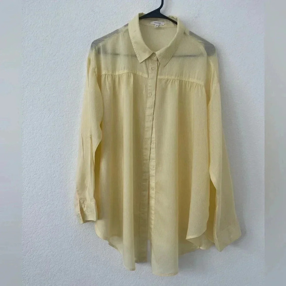 EUC | Maurice’s | oversized tie front button down shirt | Sz XL - Picture 2 of 3